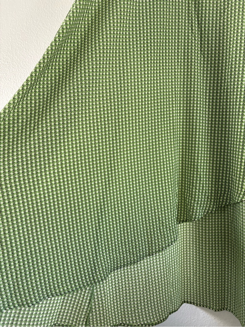 Tuckernuck Geometric Gingham Print Asymmetrical Free Flow Shirt Dress Medium - Picture 6 of 14